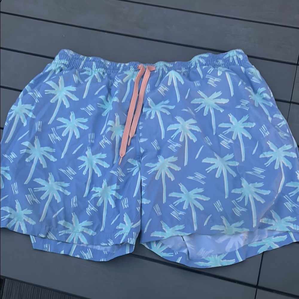 Blue Palm Tree Men’s Shorts